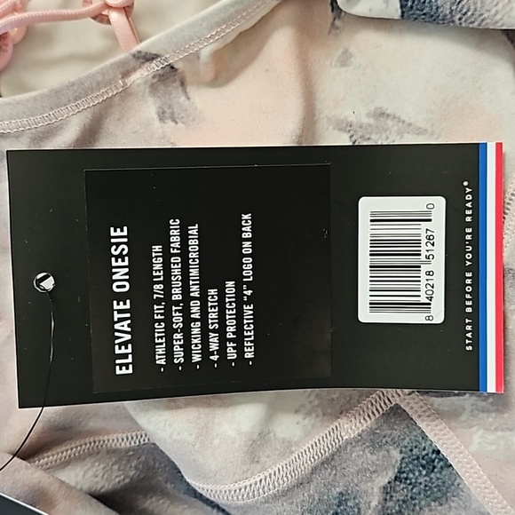 NWT FourLaps Elevate Onesie Size M in Pink Clouds ($128 MSRP) - Picture 7 of 9